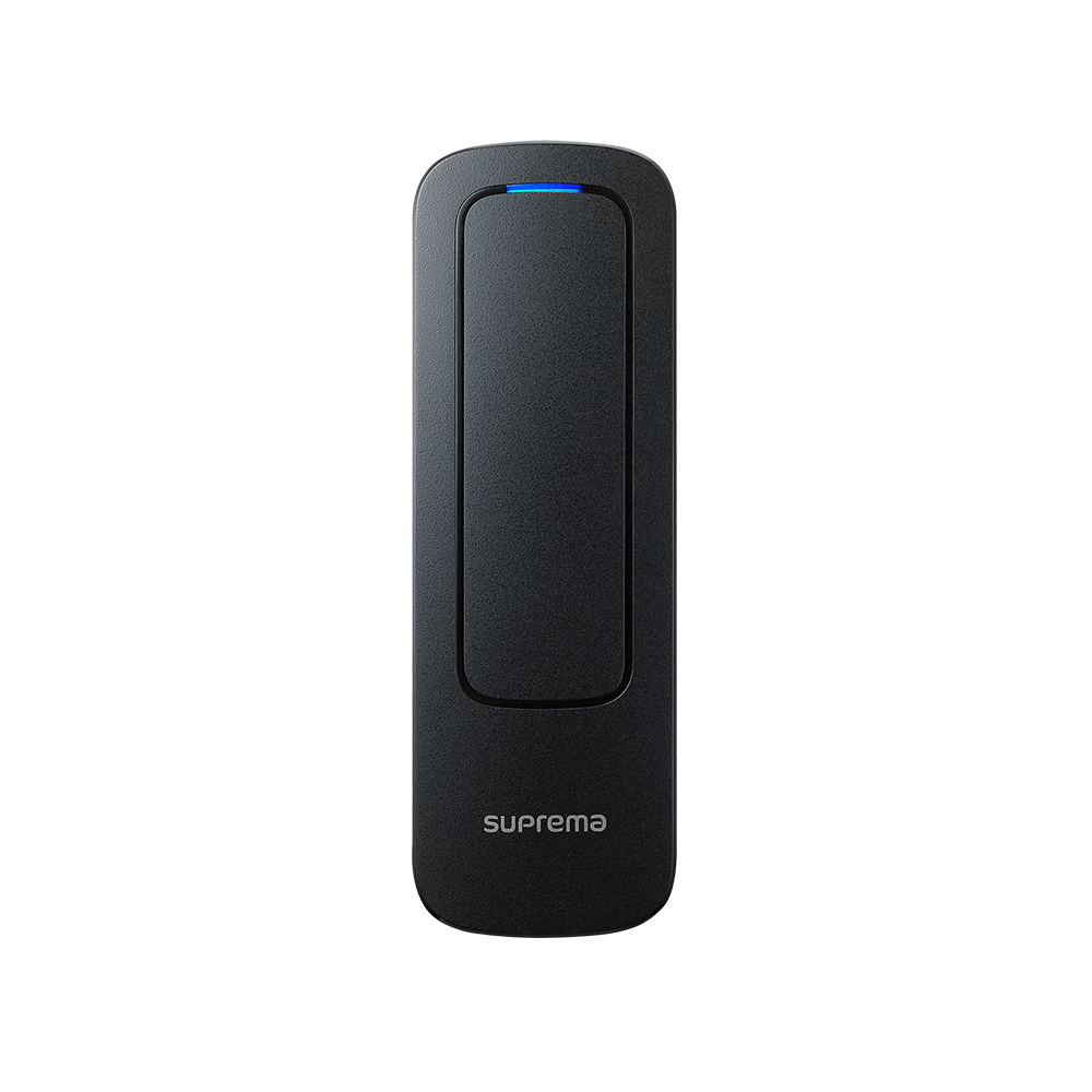 Suprema BioEntry W2 outdoor biometric fingerprint access control reader.